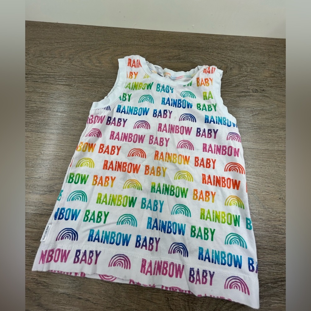 Rainbow Baby Tank Size 4-7